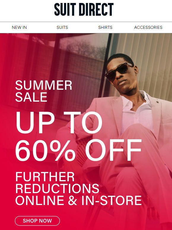 Your Next Suit Is Still on Sale... For Now