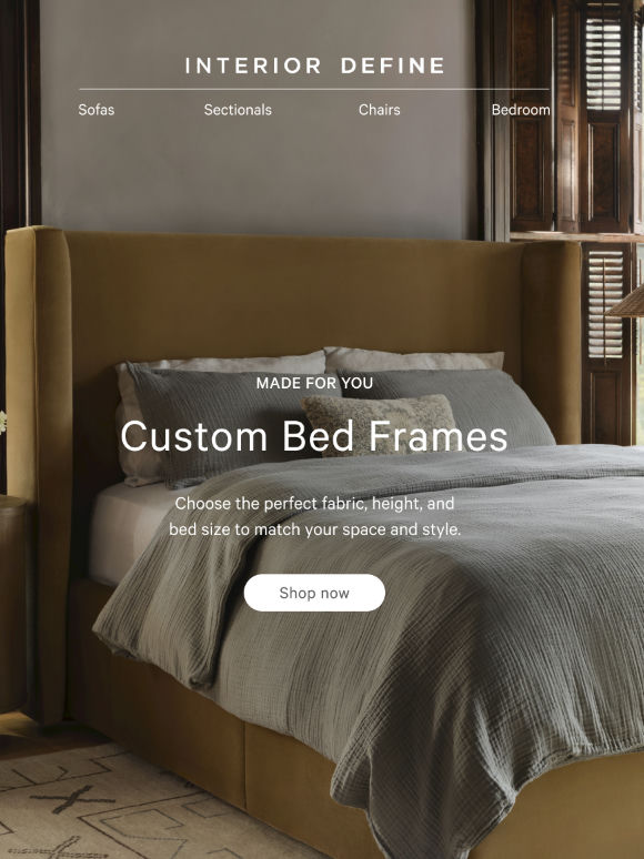 Find your fit in a bed frame
