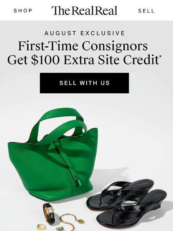 First time? Get $100 in site credit.