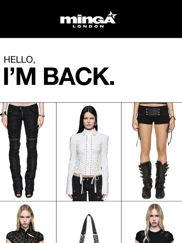 THEY'RE BACK. DON'T MISS THEM AGAIN.