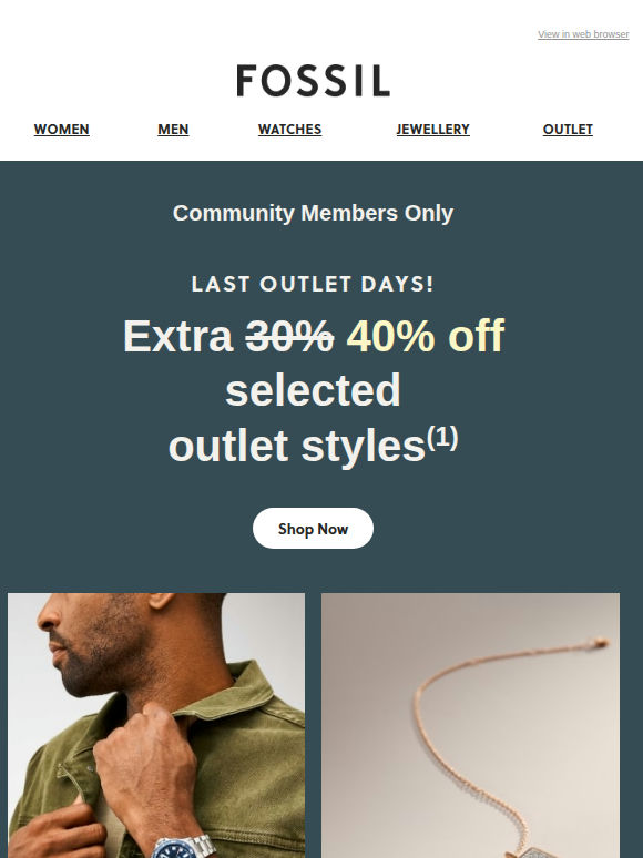 ⏰ Final Hours To Save Extra 40% Off Outlet