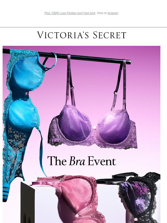 Hurry: Buy 2 Bras, Get 1 FREE Ends Tomorrow