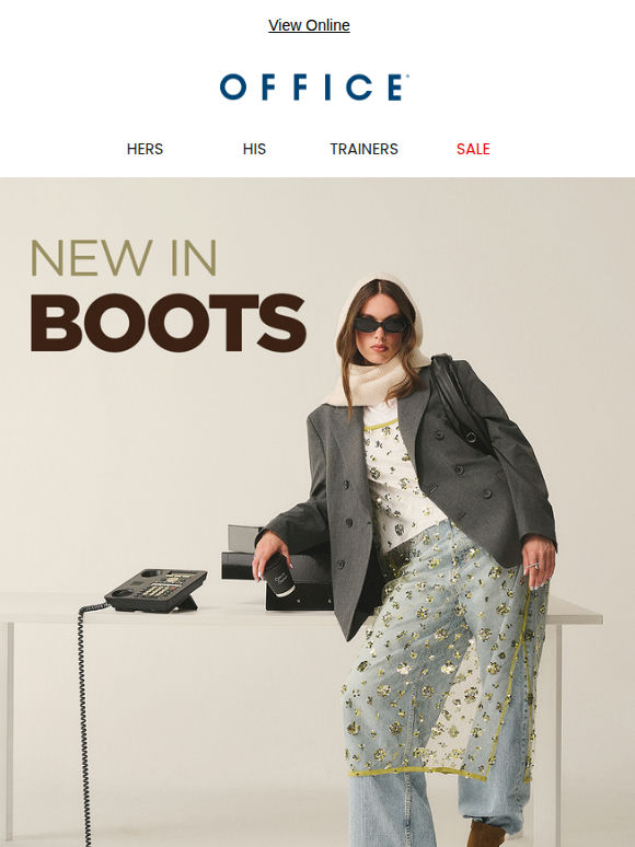 JUST IN: New OFFICE boots