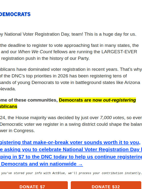 Happy National Voter Registration Day!