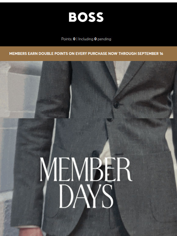 Member Days end tomorrow