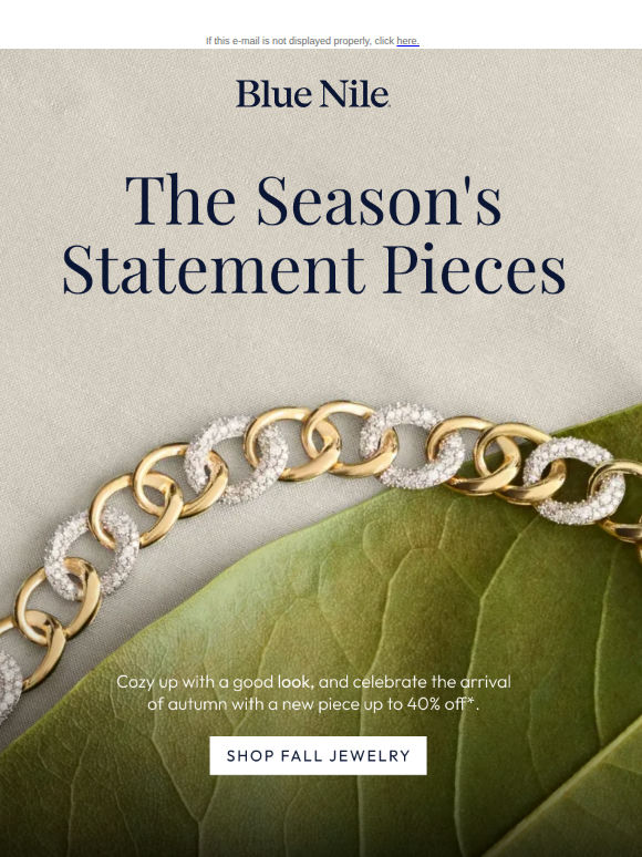 40% Off* Select Fall Styles