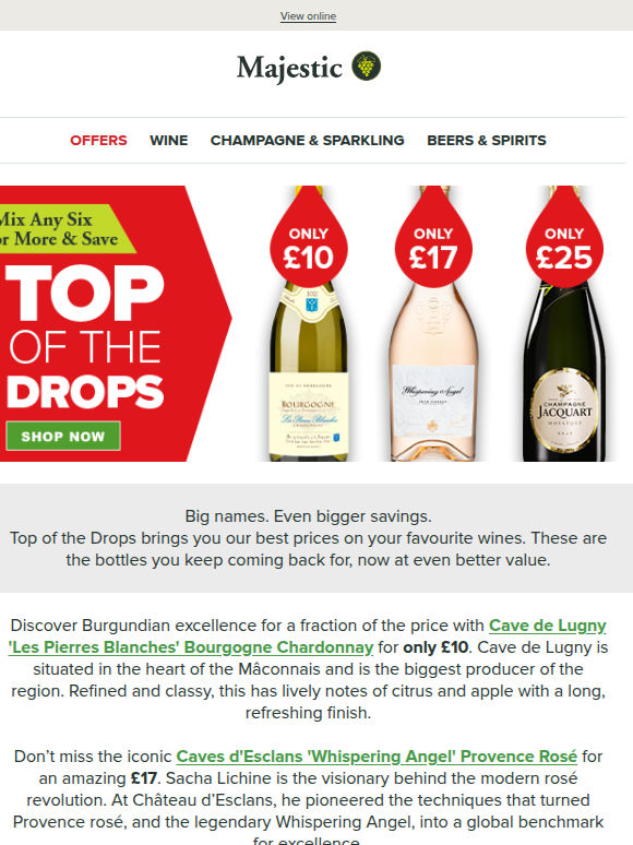 Our best NEW deals: Cave de Lugny £10, Whispering Angel £17, Champagne Jacquart £25