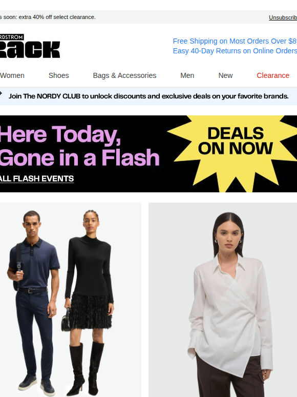 BOSS up to 50% off | Helmut Lang up to 65% off