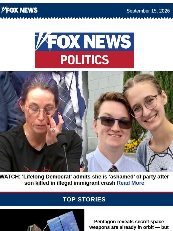 WATCH: 'Lifelong Democrat' admits she is ‘ashamed’ of party after son killed in illegal immigrant crash