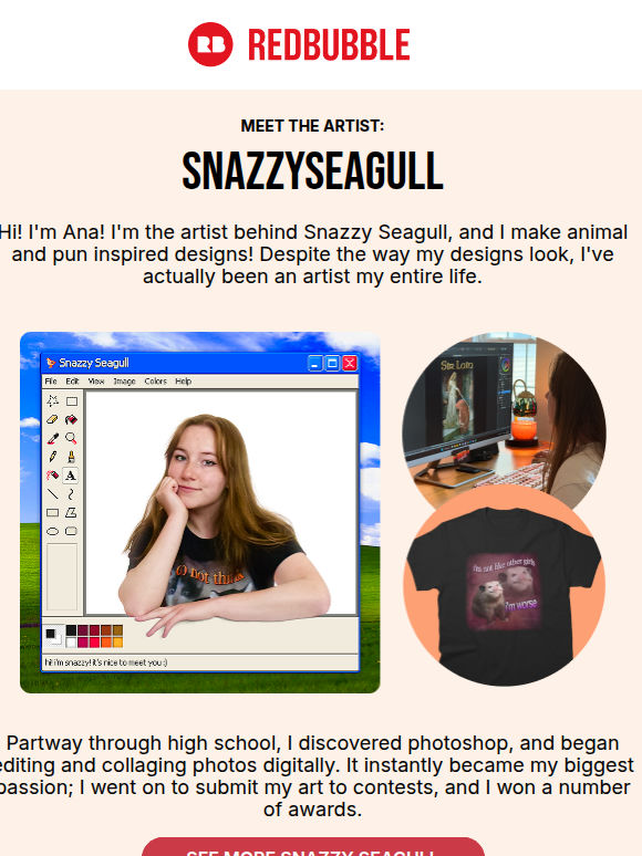 Meet the Artist: snazzyseagull