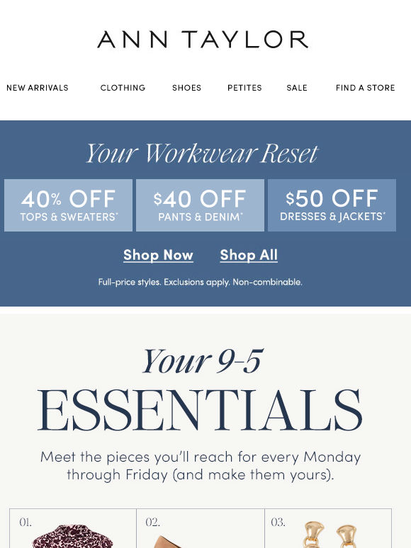 Shop Your Workwear Refresh