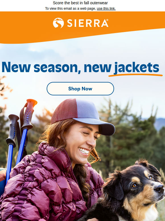 Just in: New jackets​