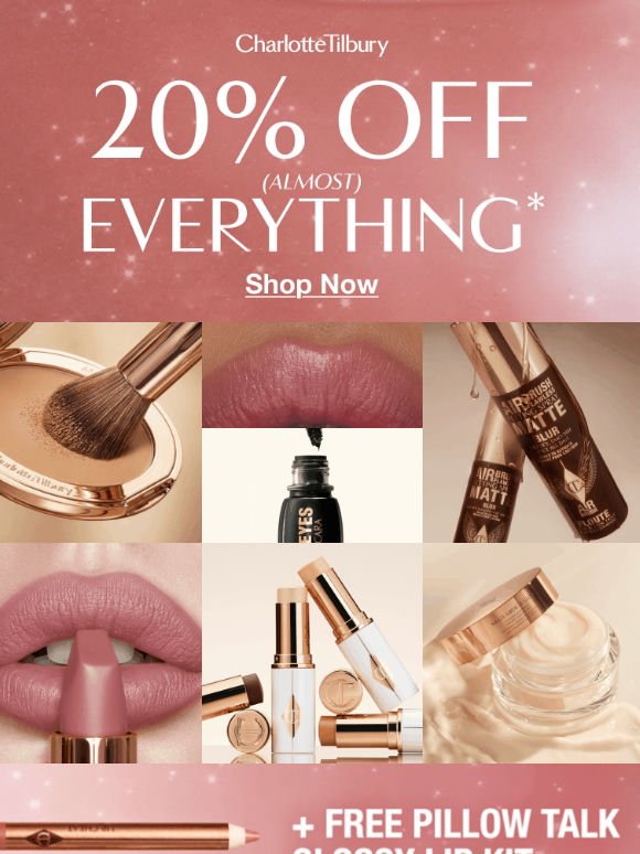 20% Off (Almost) Everything Starts Now! 💗