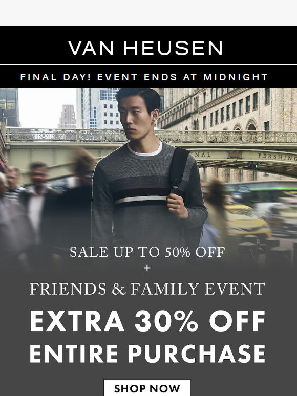 LAST DAY ⏰ EXTRA 30% OFF ENDS TONIGHT