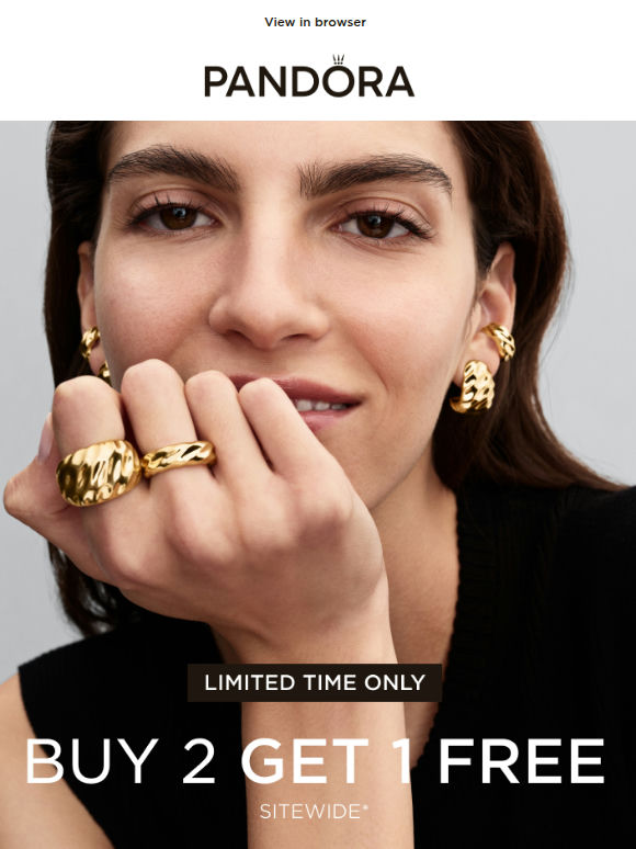 Good things come in threes. Buy 2, get 1 FREE.*