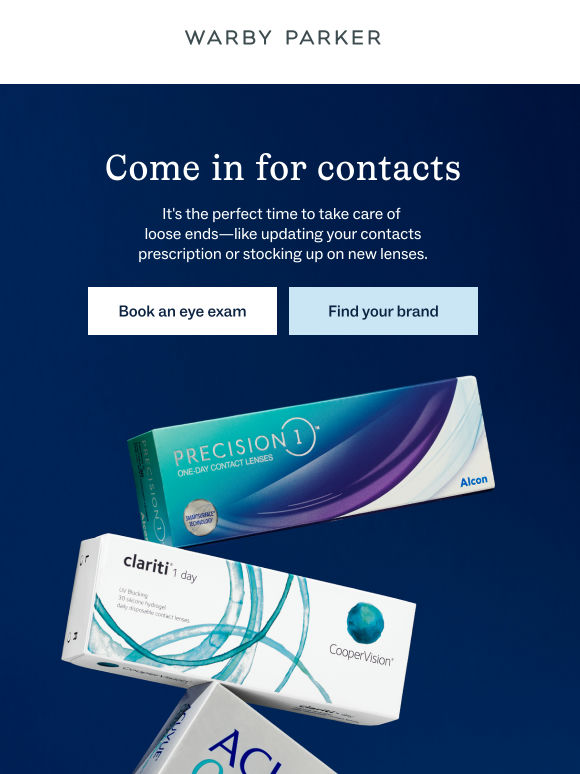 Contacts for 20% off?
