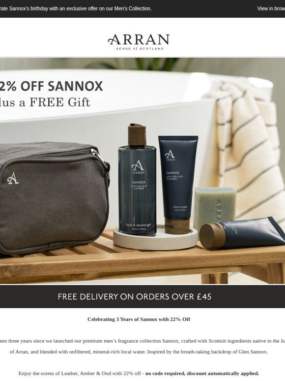 22% Off The Sannox Collection 🖤