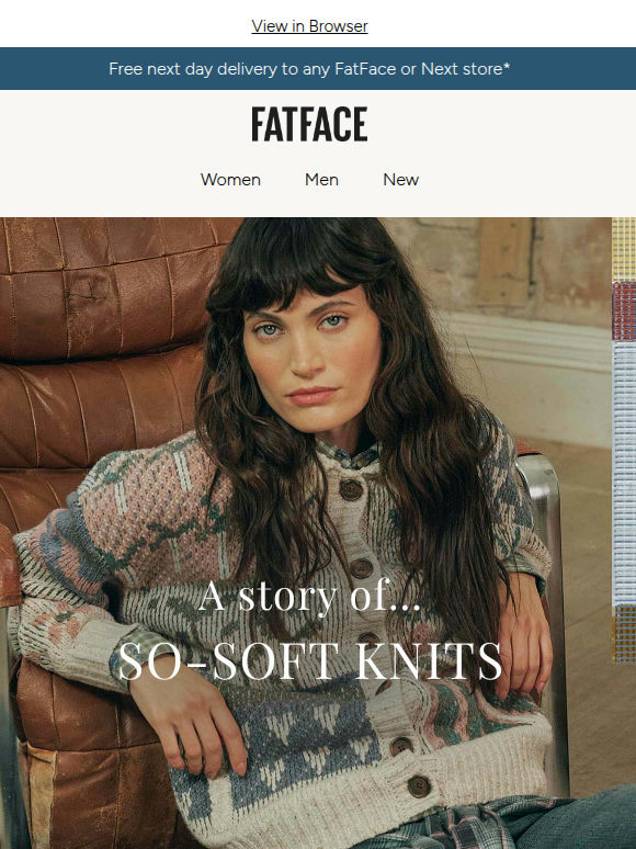 So soft knits: feeling is believing