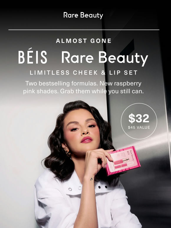 Final boarding: BÉIS x Rare Beauty Cheek & Lip Set ✈️