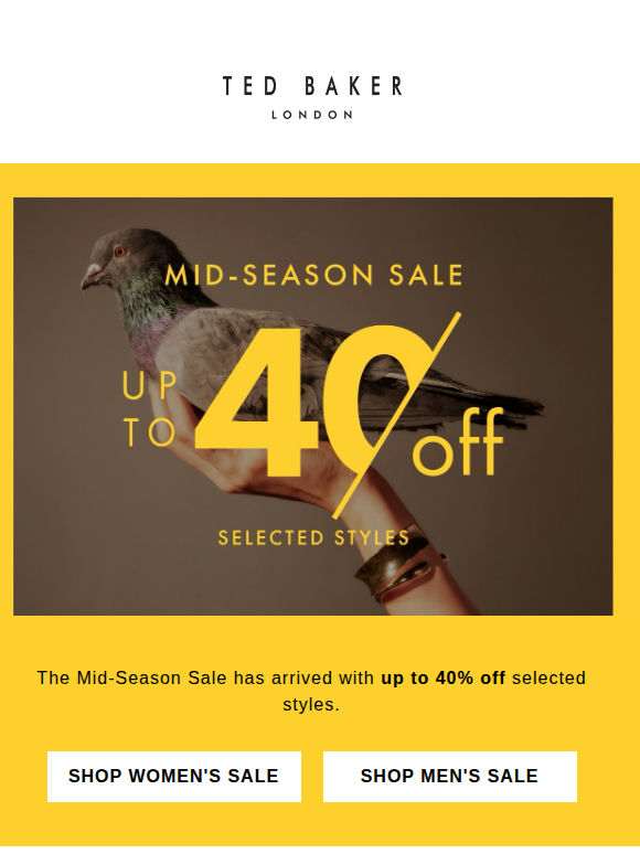 It’s Here: Up to 40% Off SALE