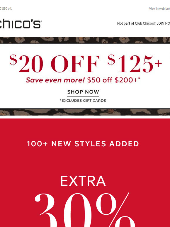 100+ NEW SALE STYLES JUST ADDED