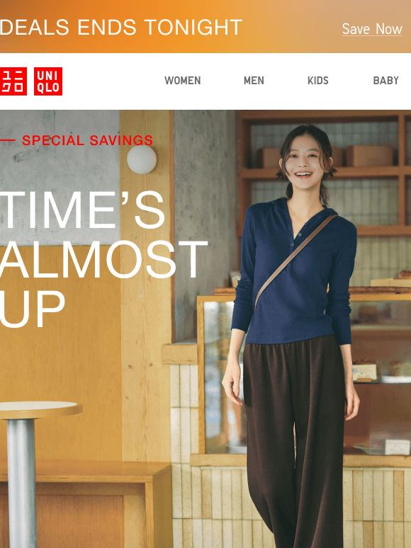 FINAL HOURS: Fall deals from $14.90!