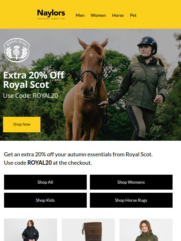 Don't Miss Out | Extra 20% Off Royal Scot