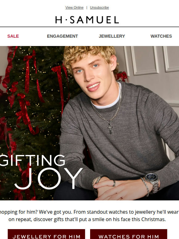 Consider his Christmas sorted