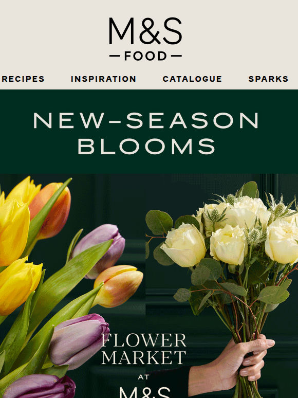 New-season flowers are blooming
