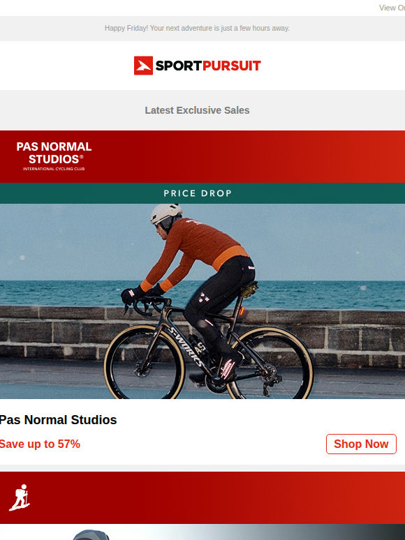 Up to 68% Off: Pas Normal Studios - Price Drop | Big Mountain Brands | Merino Underwear | Kilpi | Peak Performance
