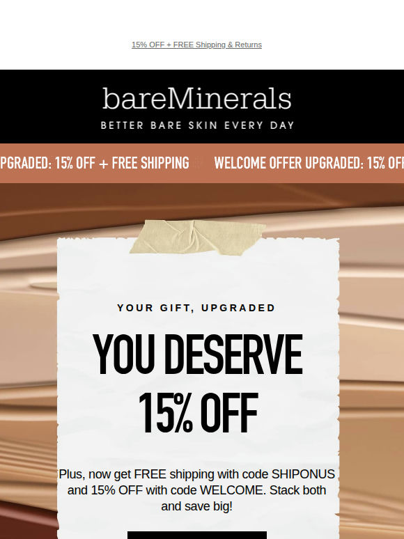 Your welcome offer just got upgraded