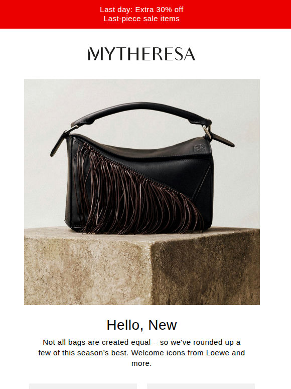 New bags, new styling opportunities