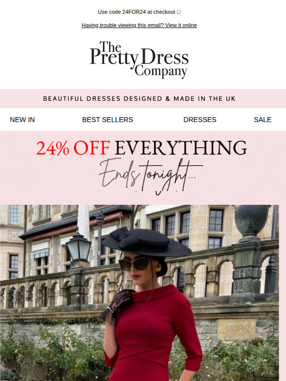 24% Off Bestsellers, ends today! 💃