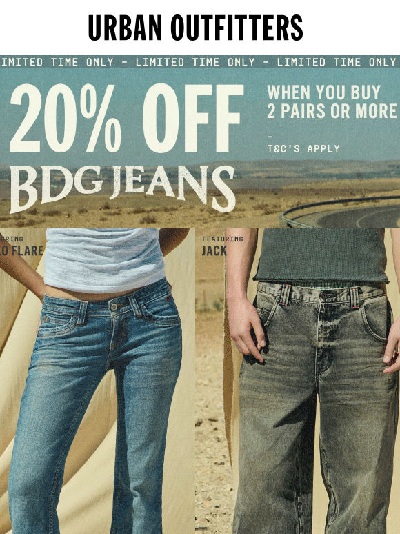 20% OFF BDG? Yes pls