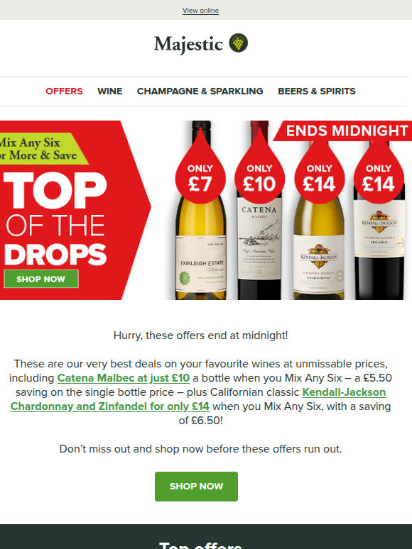 Offers ending at Midnight!