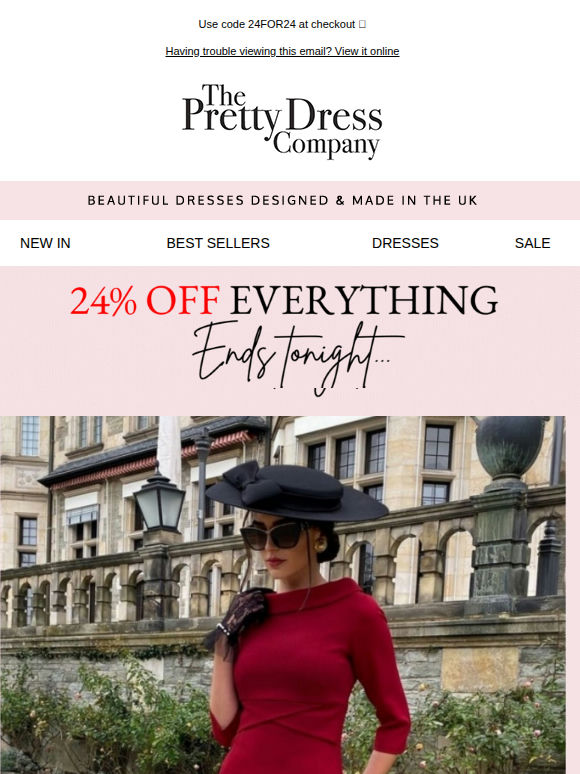 24% Off Bestsellers, ends today! 💃