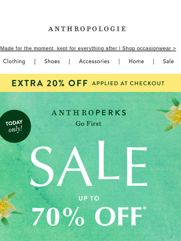 For Your Eyes Only: EXTRA 20% Off Sale