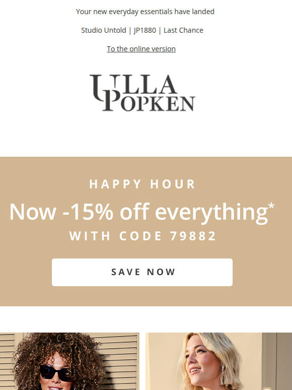 Only a few hours left 🧨15% OFF EVERYTHING