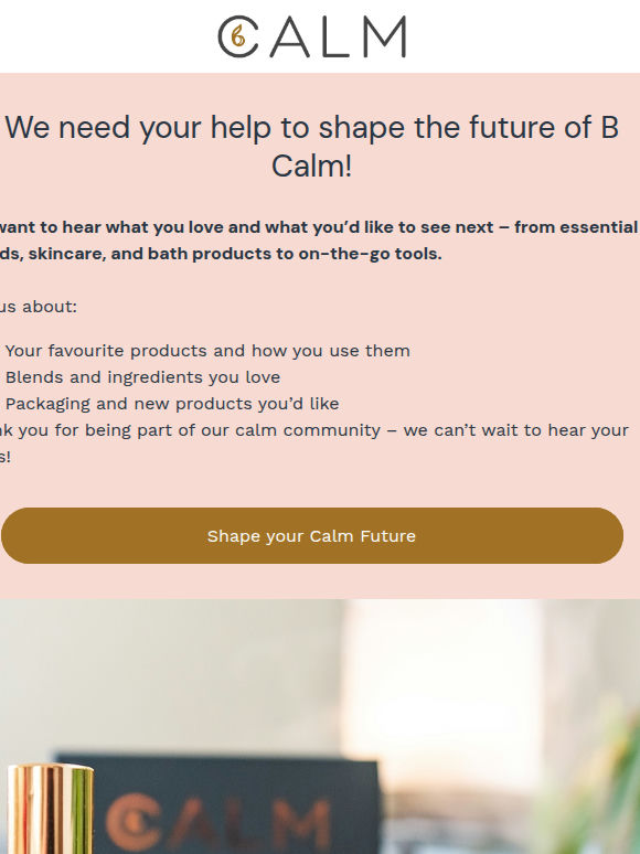 Shape Your Calm Future ✨ We Need Your Thoughts!