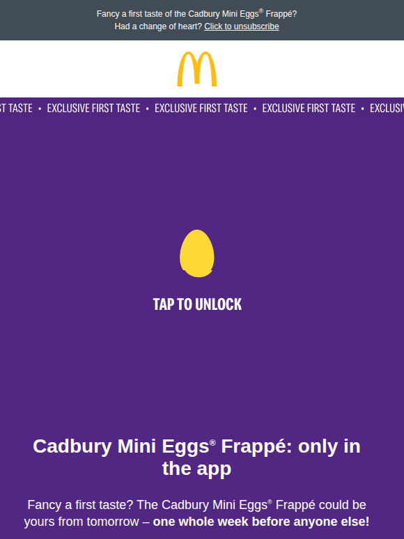 🟡 Crack into our app exclusive 🟡