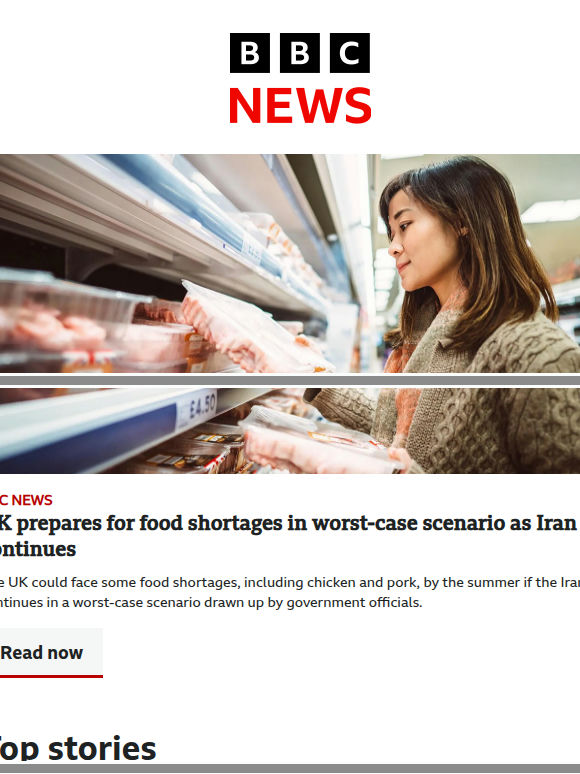 UK prepares for food shortages in worst-case scenario | Breakthrough Alzheimer's drugs unlikely to benefit patients | Prehistoric hippo and mammoth bones a 'once in a lifetime' find