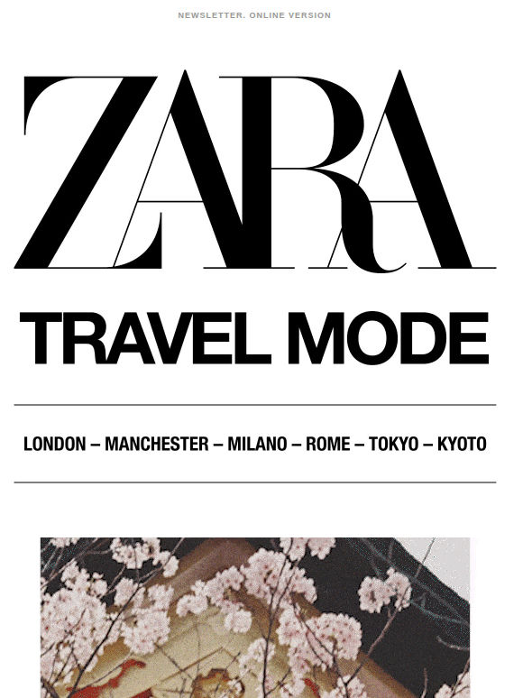 TRAVEL MODE – Discover the new experience at Zara