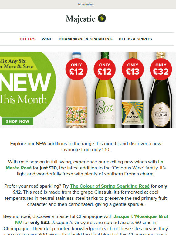 NEW wines from £10