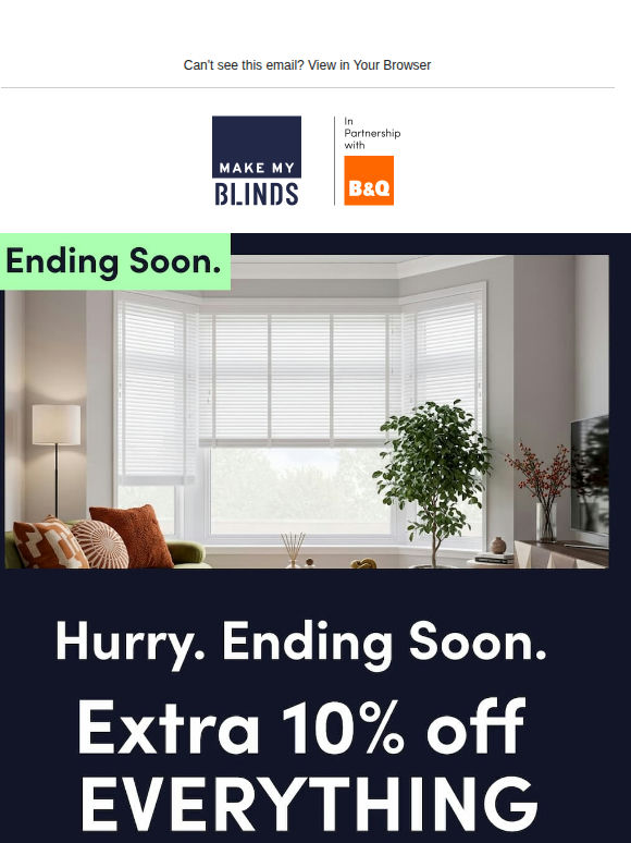 Limited Time: Enjoy Extra 10% Off! ⏳