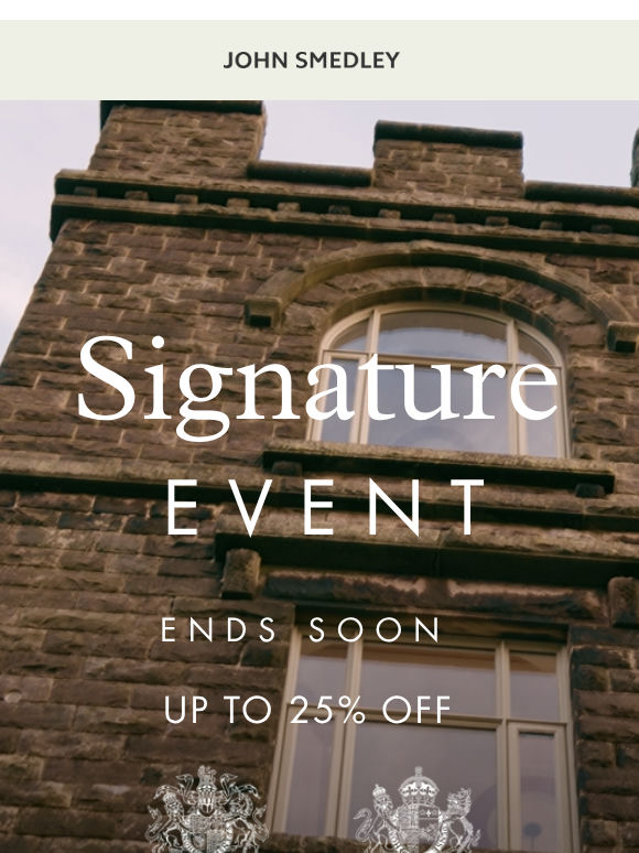 Up to 25% Off, final days