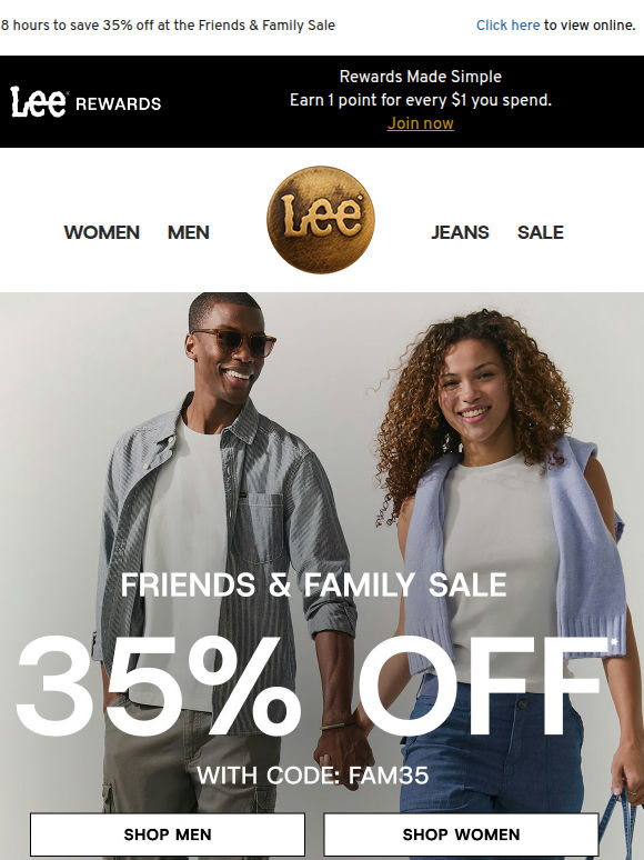 Two days left: 35% Off + 3x points