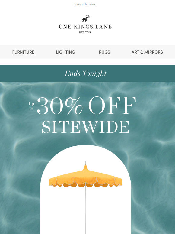 🔥 Ends Tonight — Up to 30% Off Sitewide