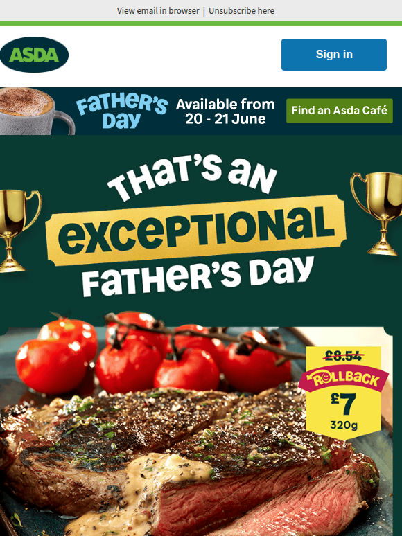 Make Dad proud this Father’s Day! 💙