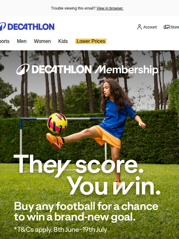 They score, you win.