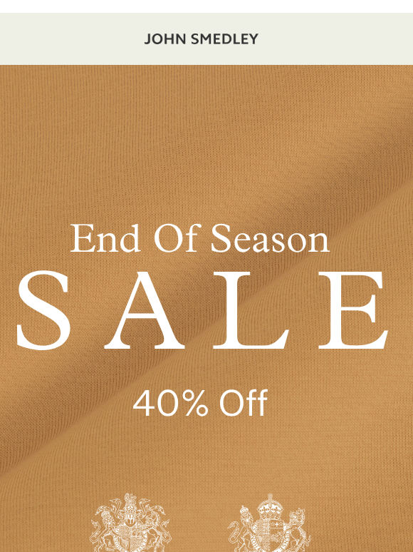 Further Reductions: 40% Off Sale